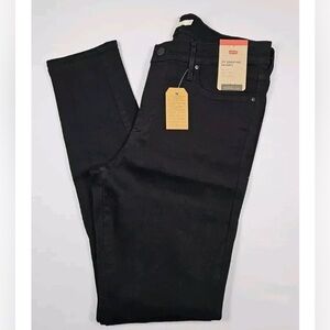 Levi's Black Women's Mid-Rise Tummy Slimming 311 Shaping Skinny Ankle Jeans 8